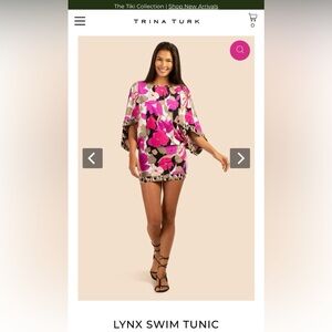 NWT Trina Turk Swim Tunic Dress / Coverup